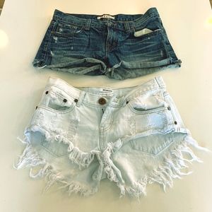 Jean Shorts - super short